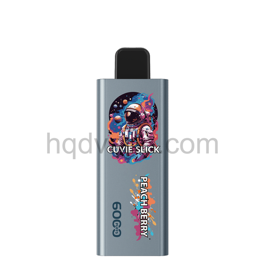 HQD SLICK Disposable Vape 6000 puffs - Peach Berry