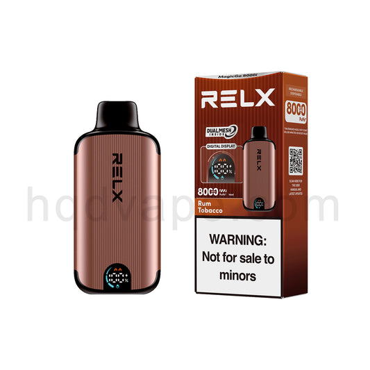 RELX MagicGo 8000i Disposable Vape 8000 Puffs-Rum Tobacco